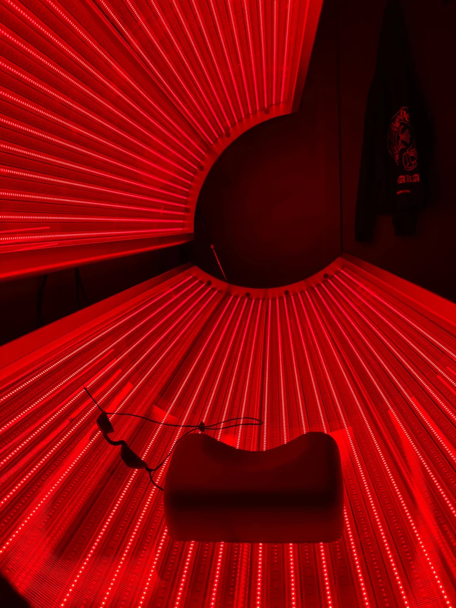 Casa Soleil red-light treatment equipment in the studio